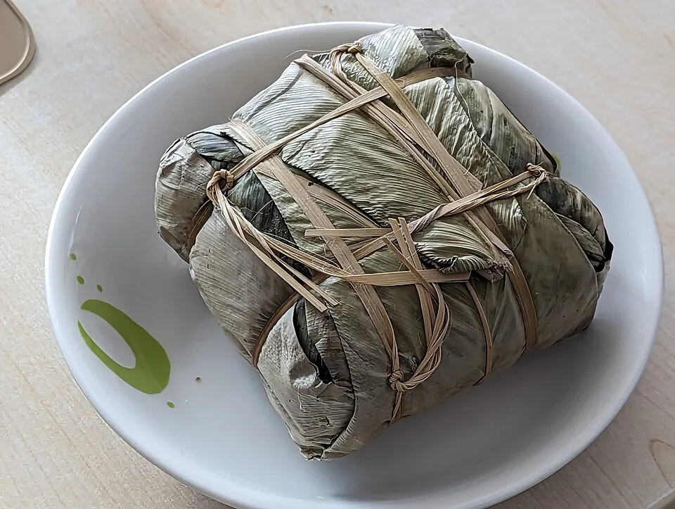 Vietnamees bánh chưng-rijstpakket